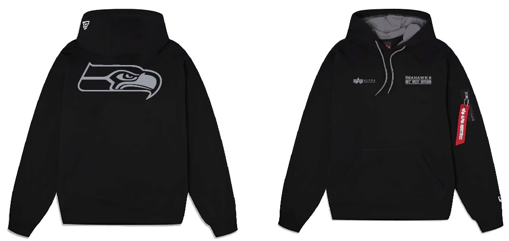 Men Seattle Seahawks 2024 Nike NFL black hoodie->indianapolis colts->NFL Jersey